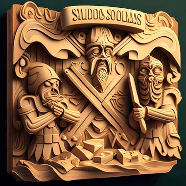 3D модель Гра Swords and Soldiers 2 Shawarmageddon (STL)